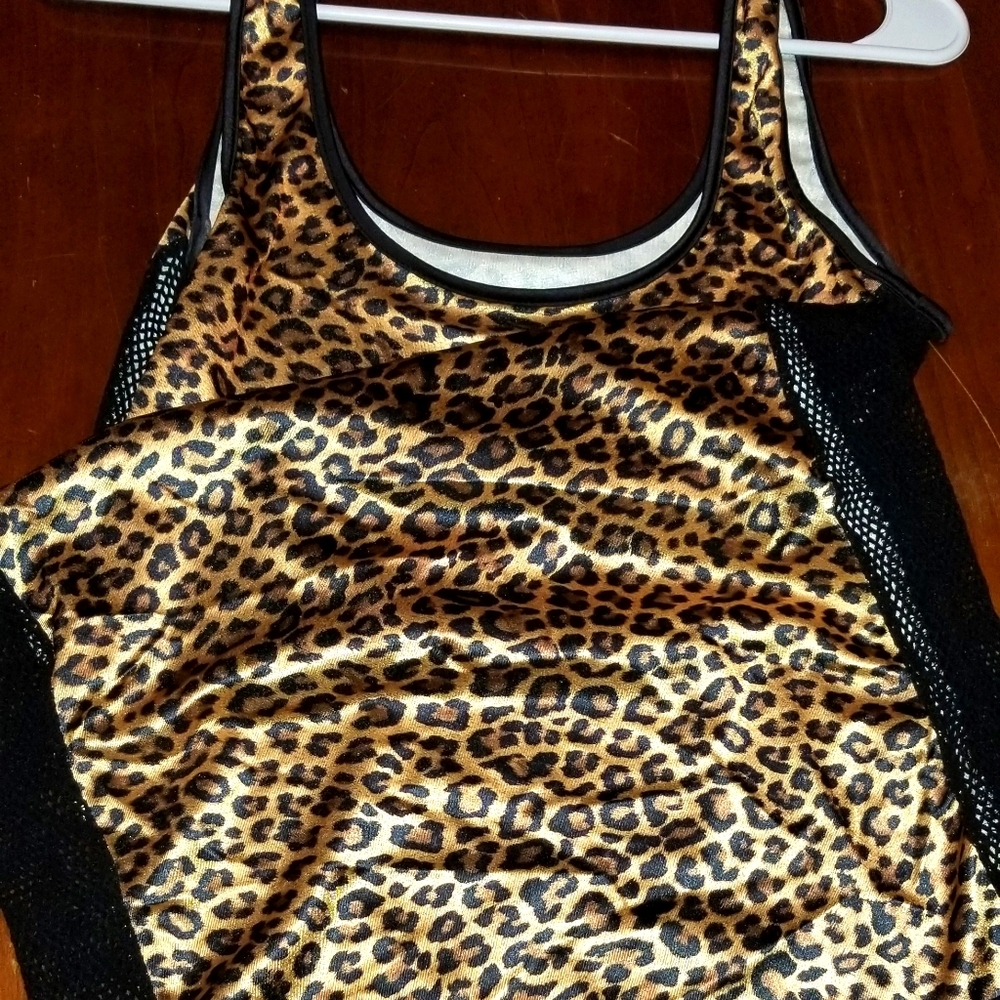 Coquette Brand Mini Dress Leopard Print